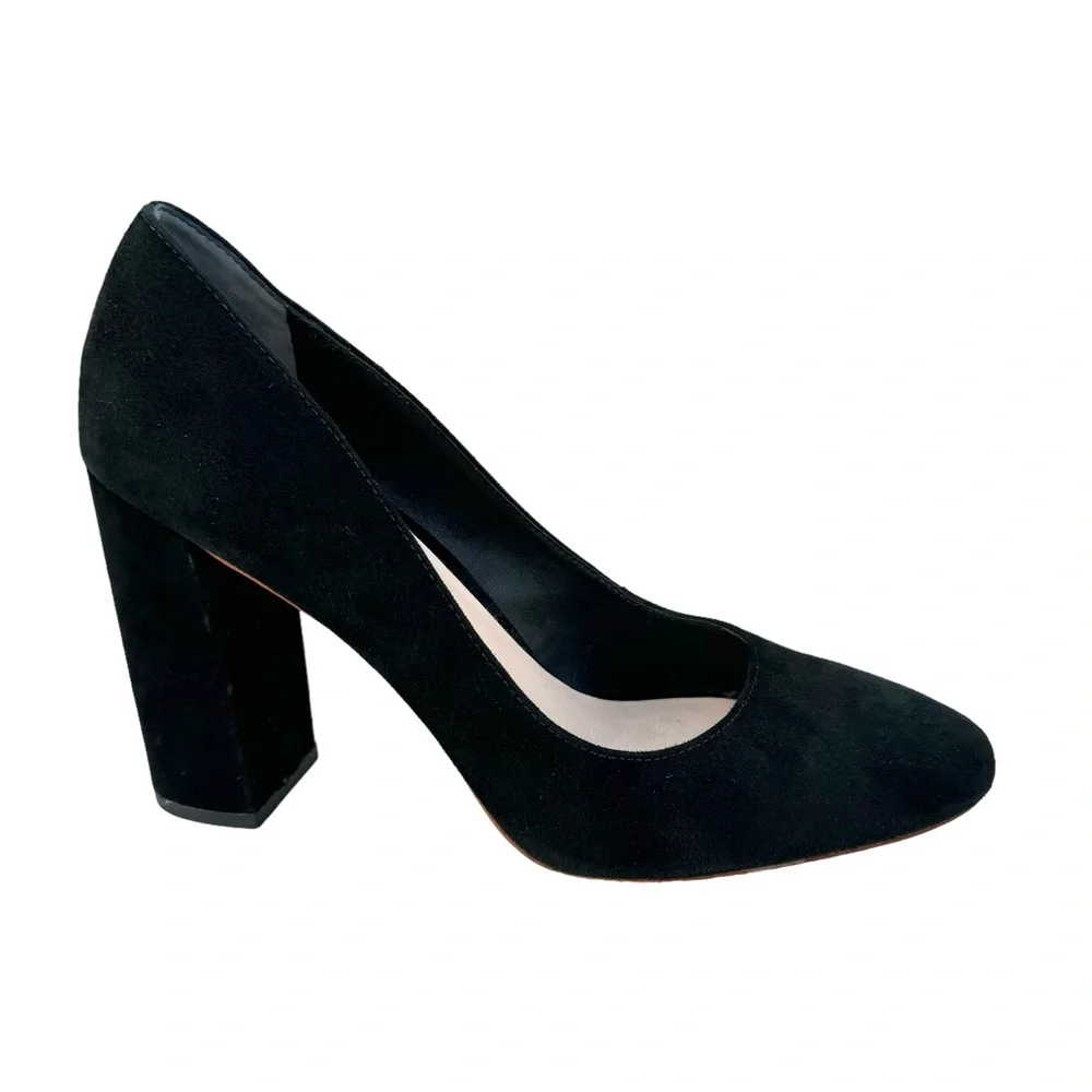 Loeffler Randall Sydnee Heels Black Suede Pumps